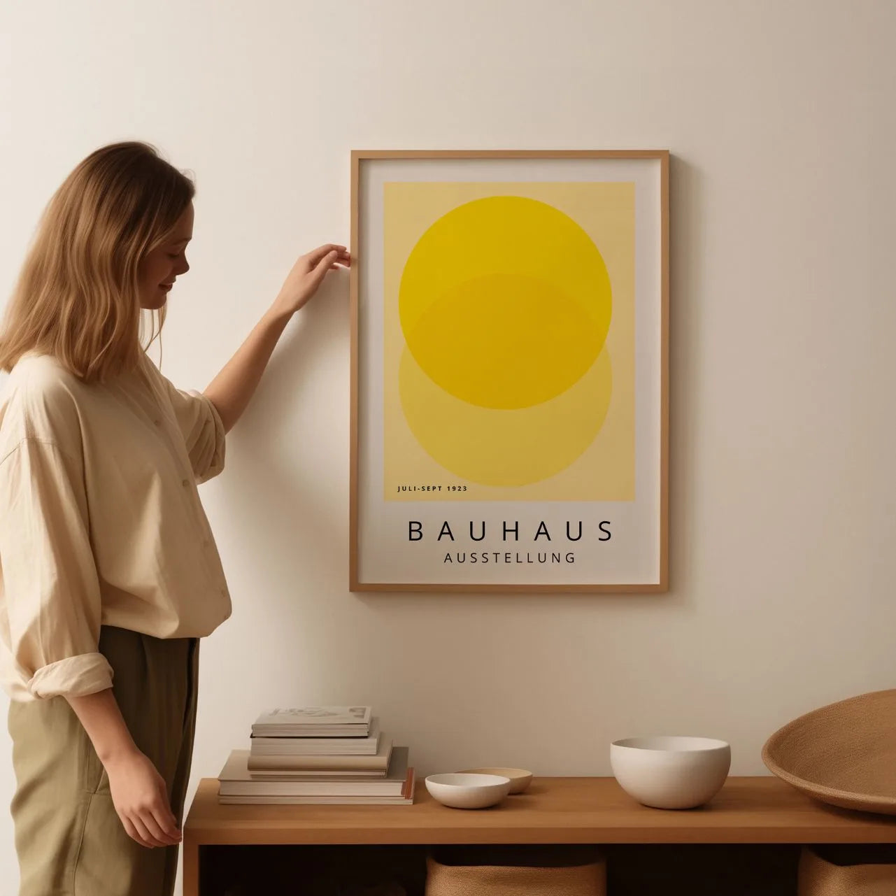 Bauhaus Giallo Aria Poster