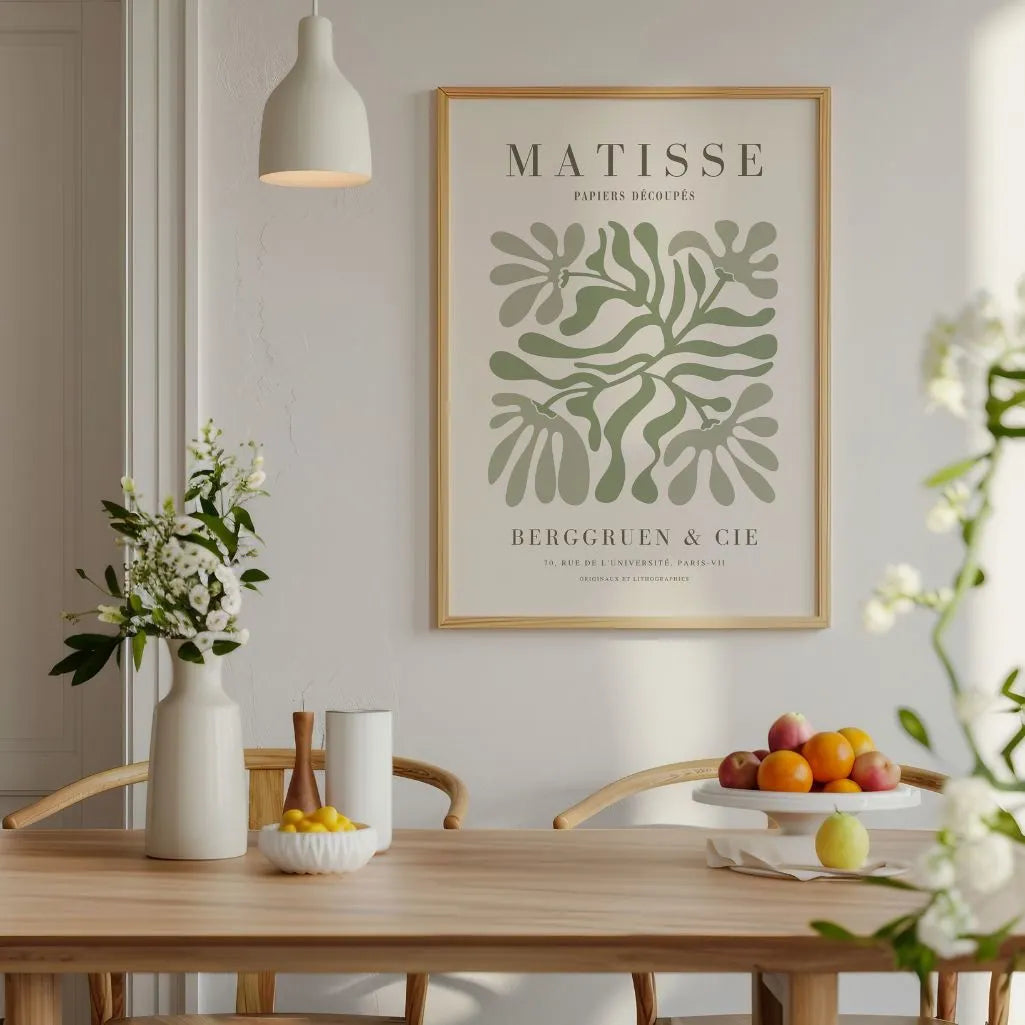 Henri Matisse Simmetria Verde Poster