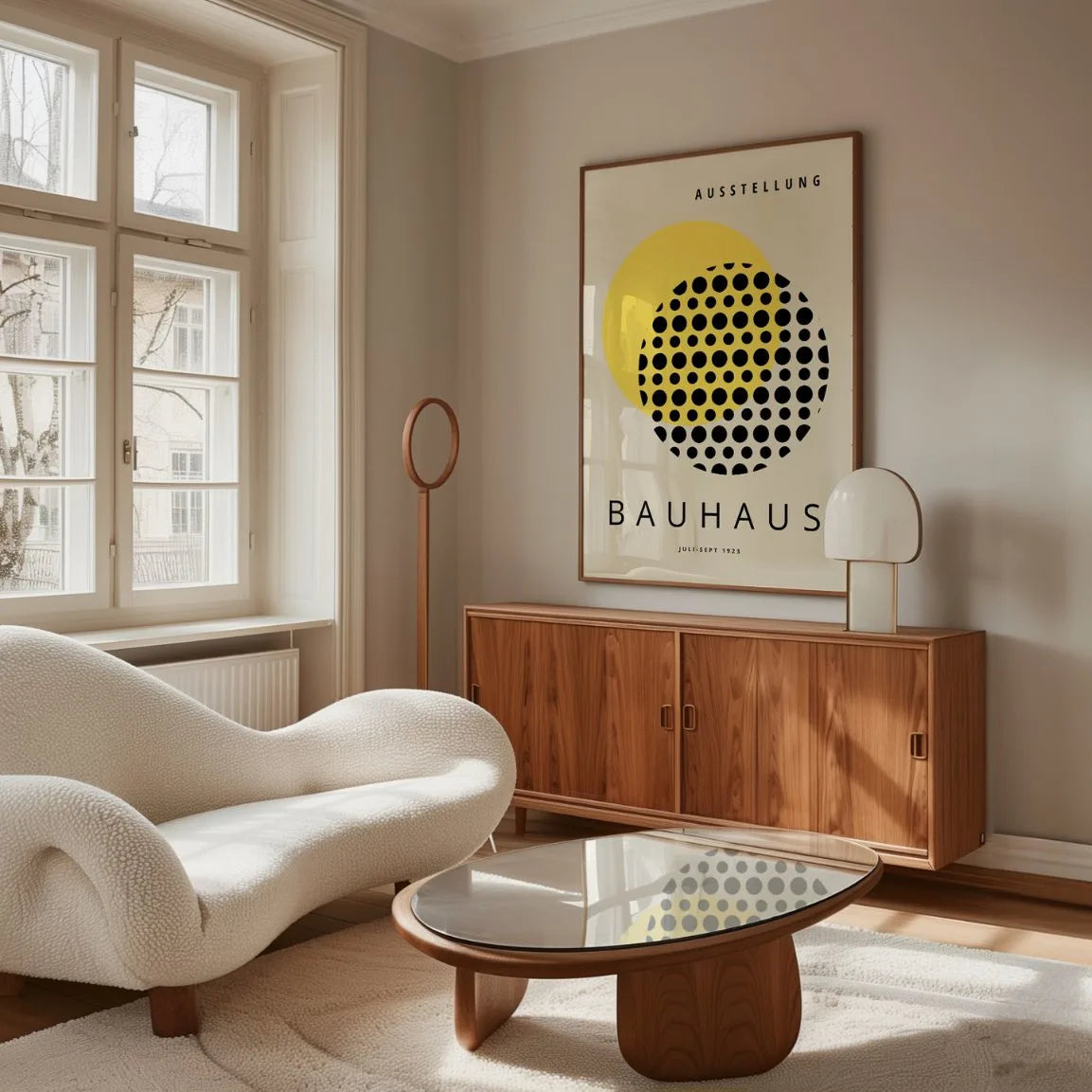 Bauhaus Sole Giallo Poster