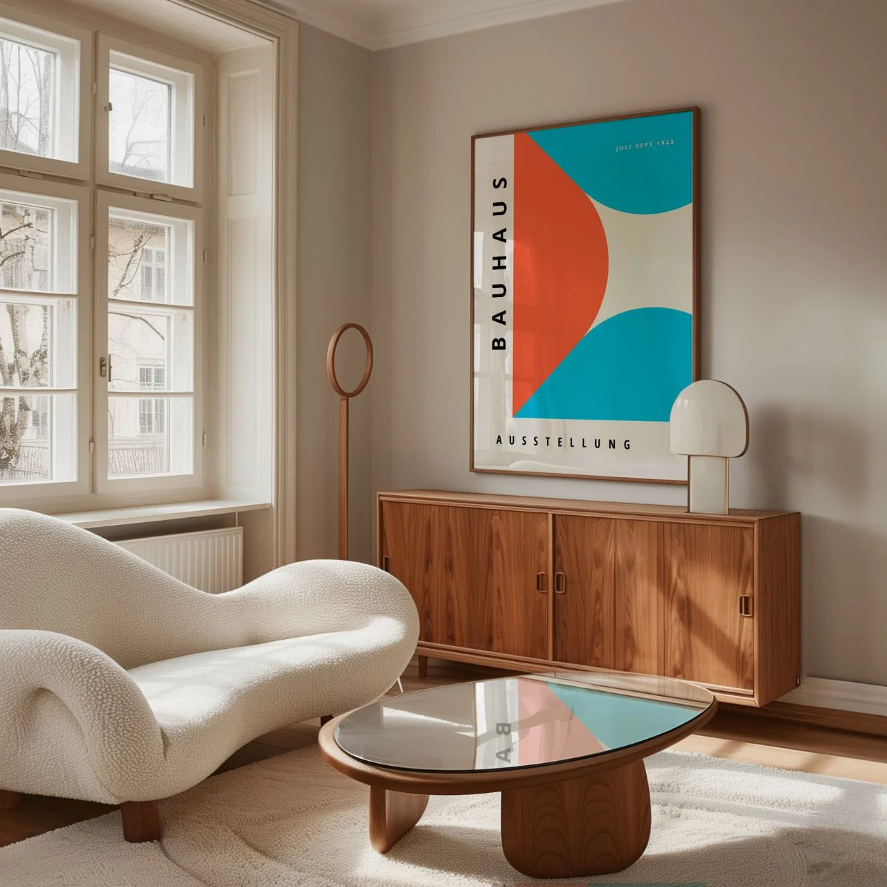 Bauhaus Blu Rosso Poster