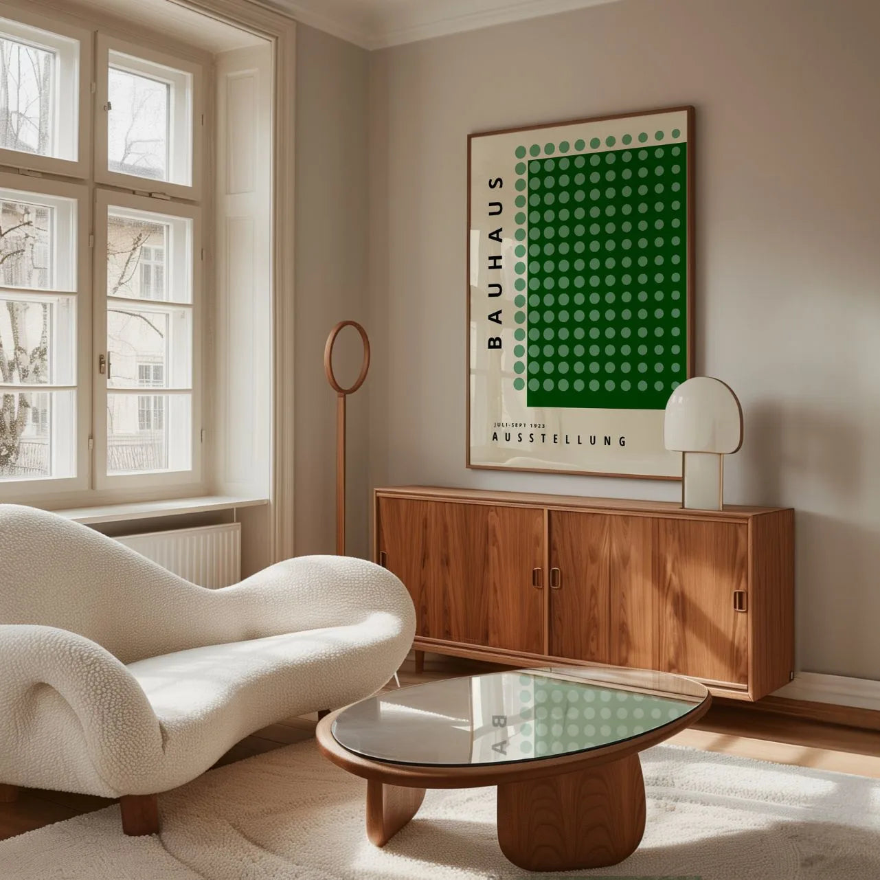 Bauhaus Verde Calmo Poster