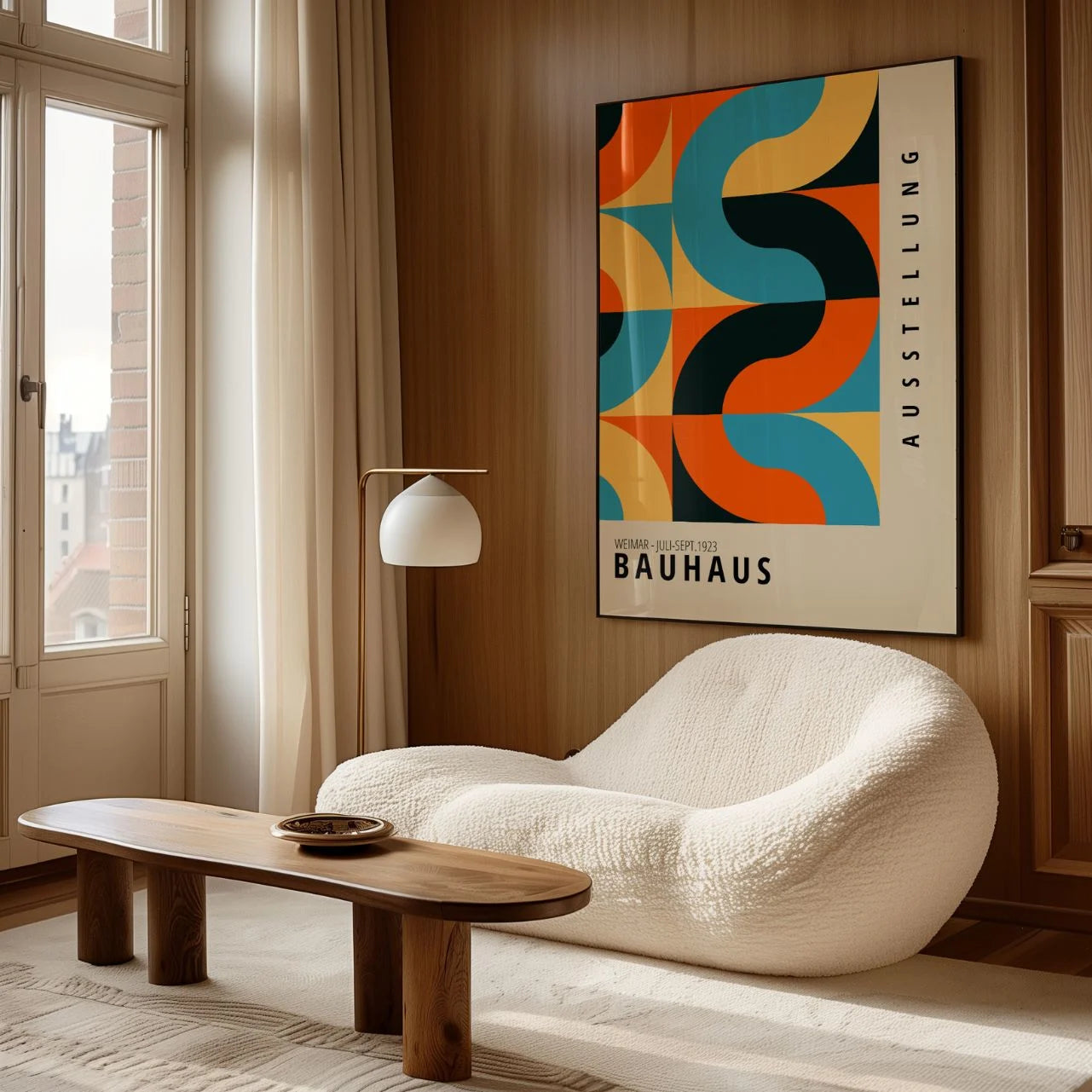 Bauhaus Onde Vivaci Poster
