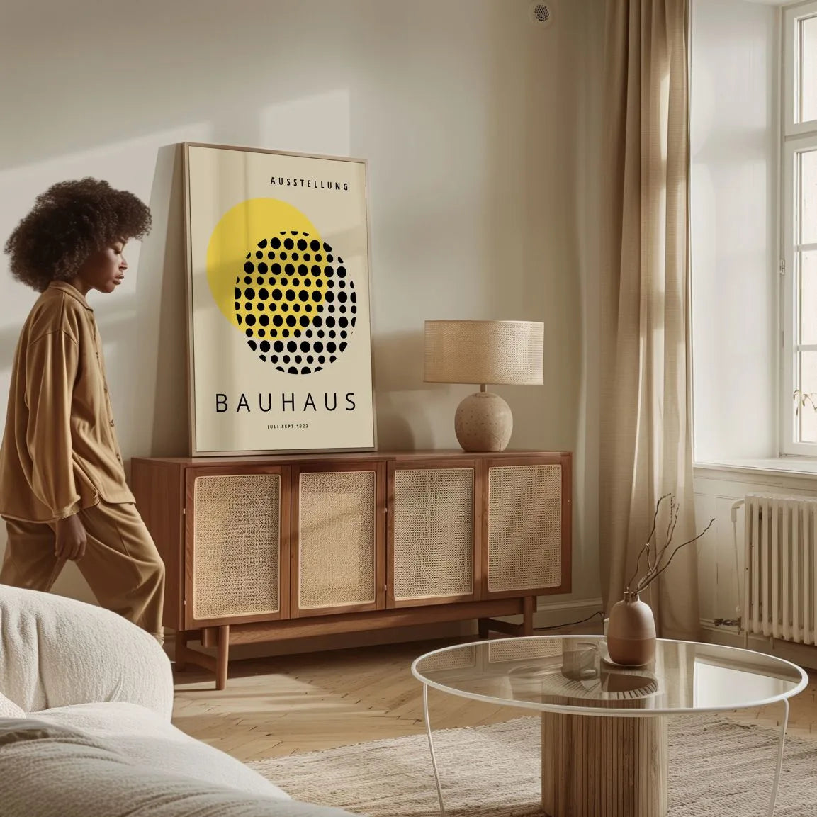 Bauhaus Sole Giallo Poster