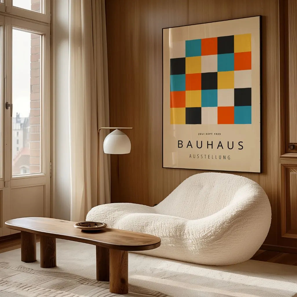 Bauhaus Blocchi Colore Poster