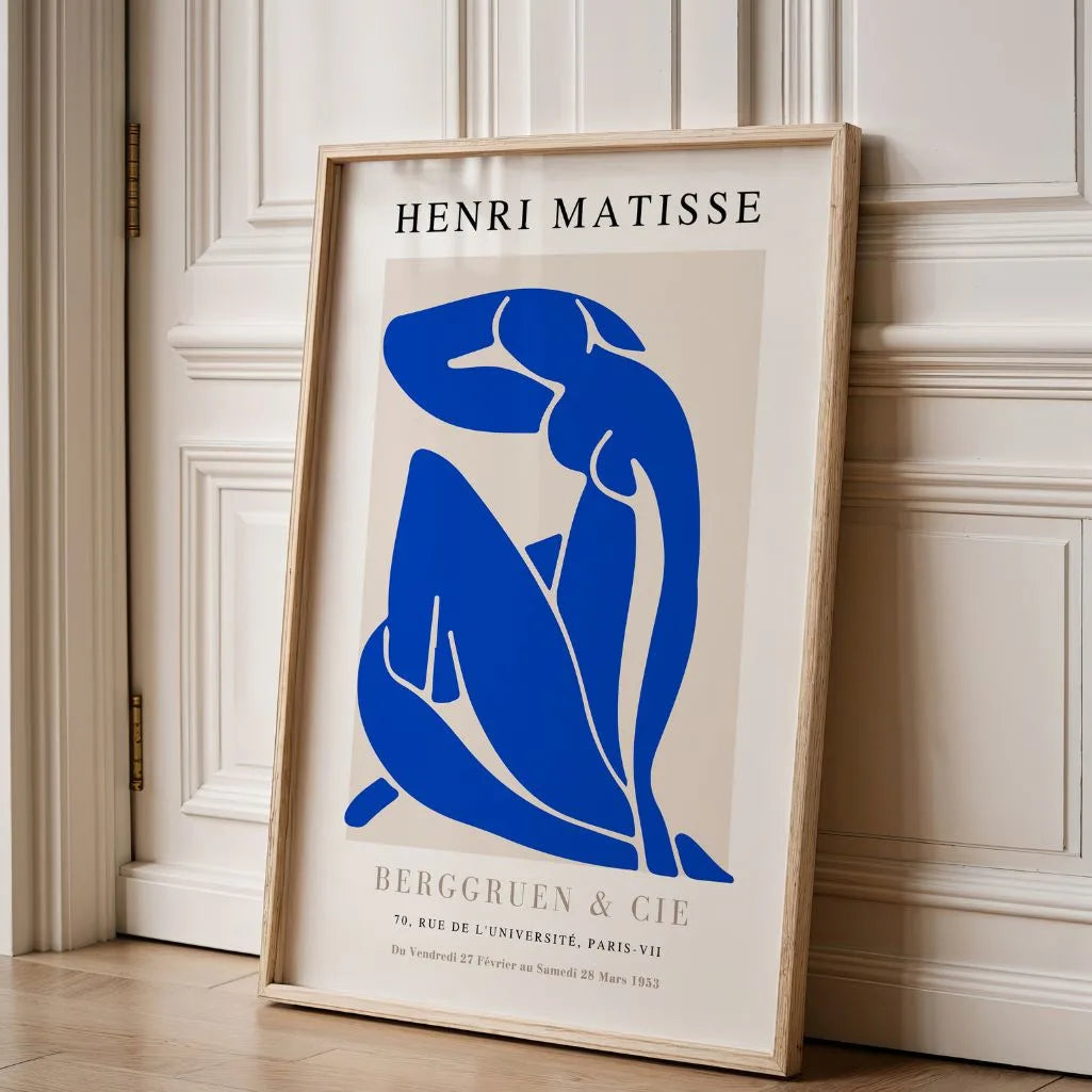 Matisse Nu Bleu Blu Intenso Poster