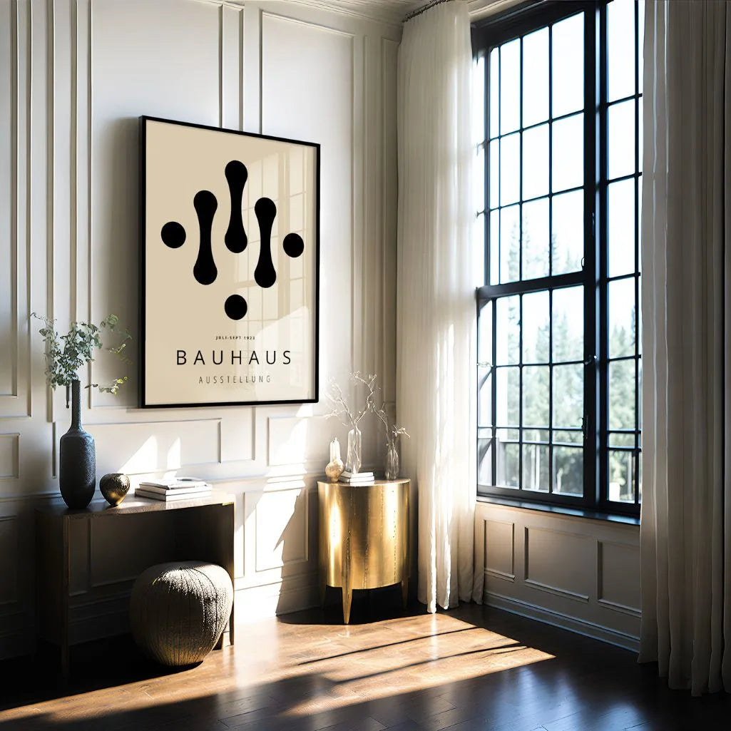Poster Bauhaus Gocce Geometria