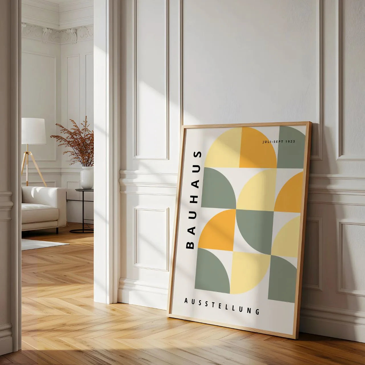 Bauhaus Pastello Calmo Poster