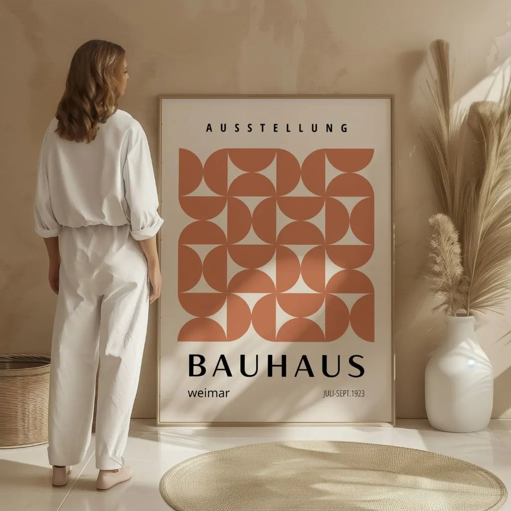 Bauhaus Mattone Ritmico Poster