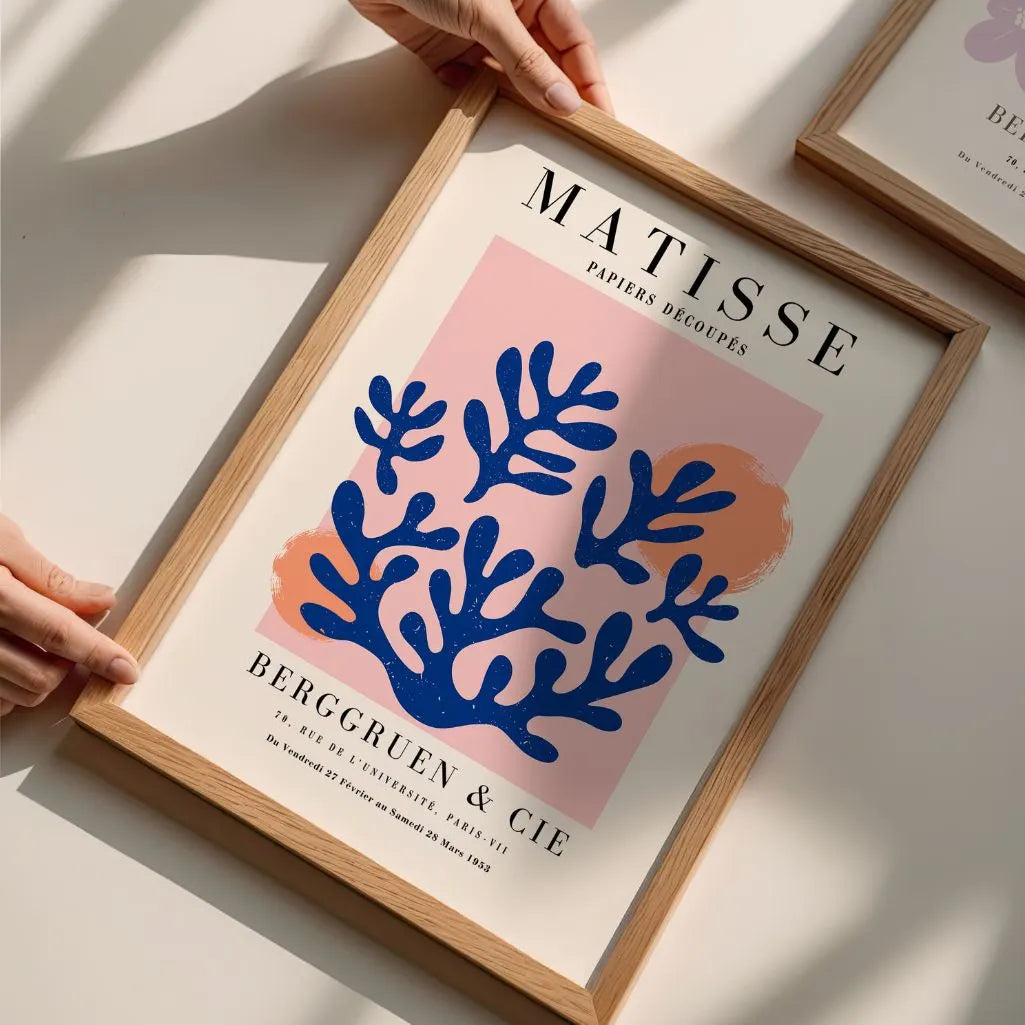 Matisse Coral Bleu Poster