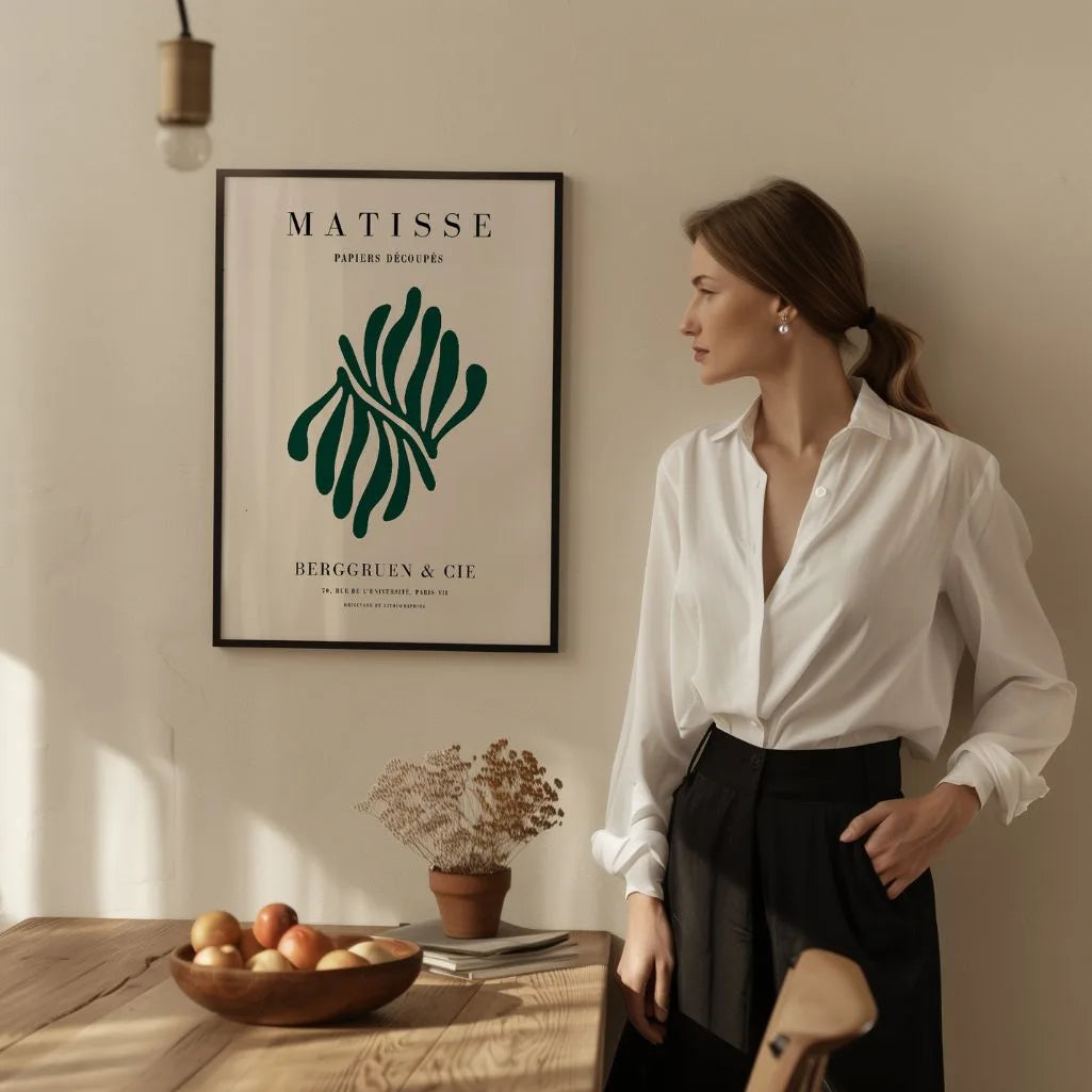 Matisse Verde Bottiglia Poster