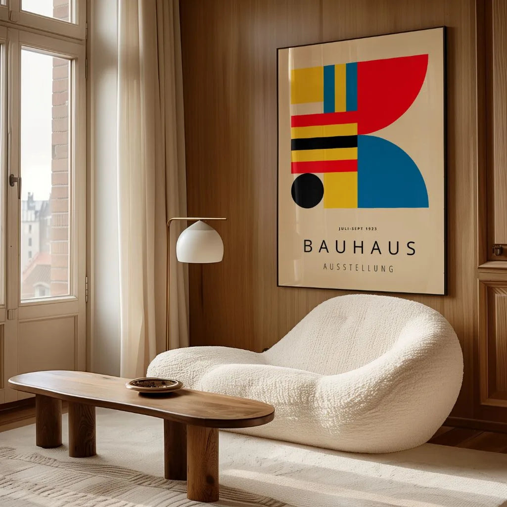 Bauhaus Rosso Audace Poster