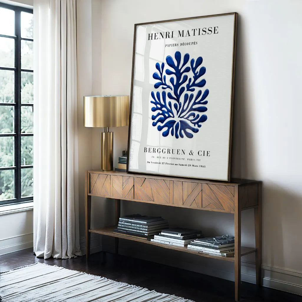 Matisse Blu Forma Poster