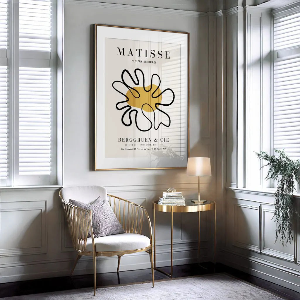 Henri Matisse – Poster a Ritagli Senape