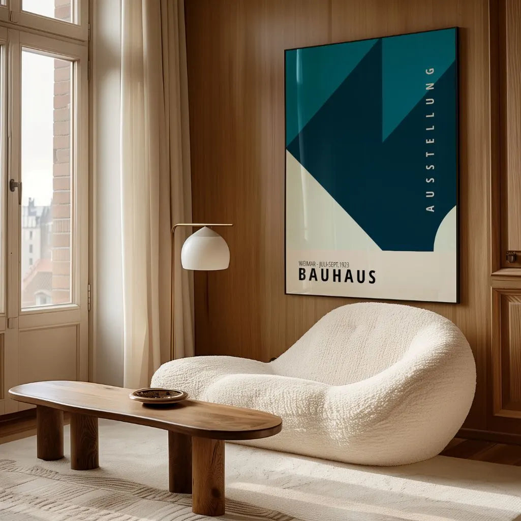 Bauhaus Blu Profondo Poster
