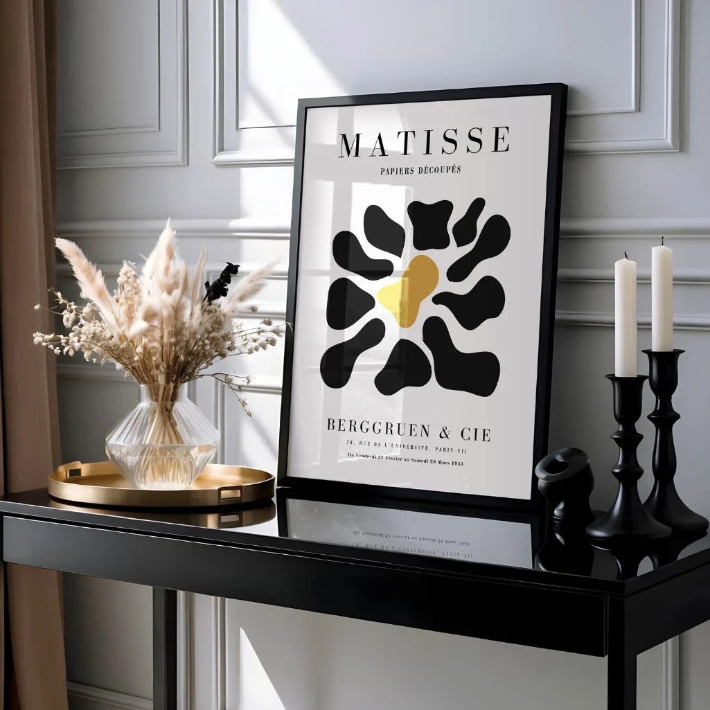 Poster Matisse Nero Senape Forme
