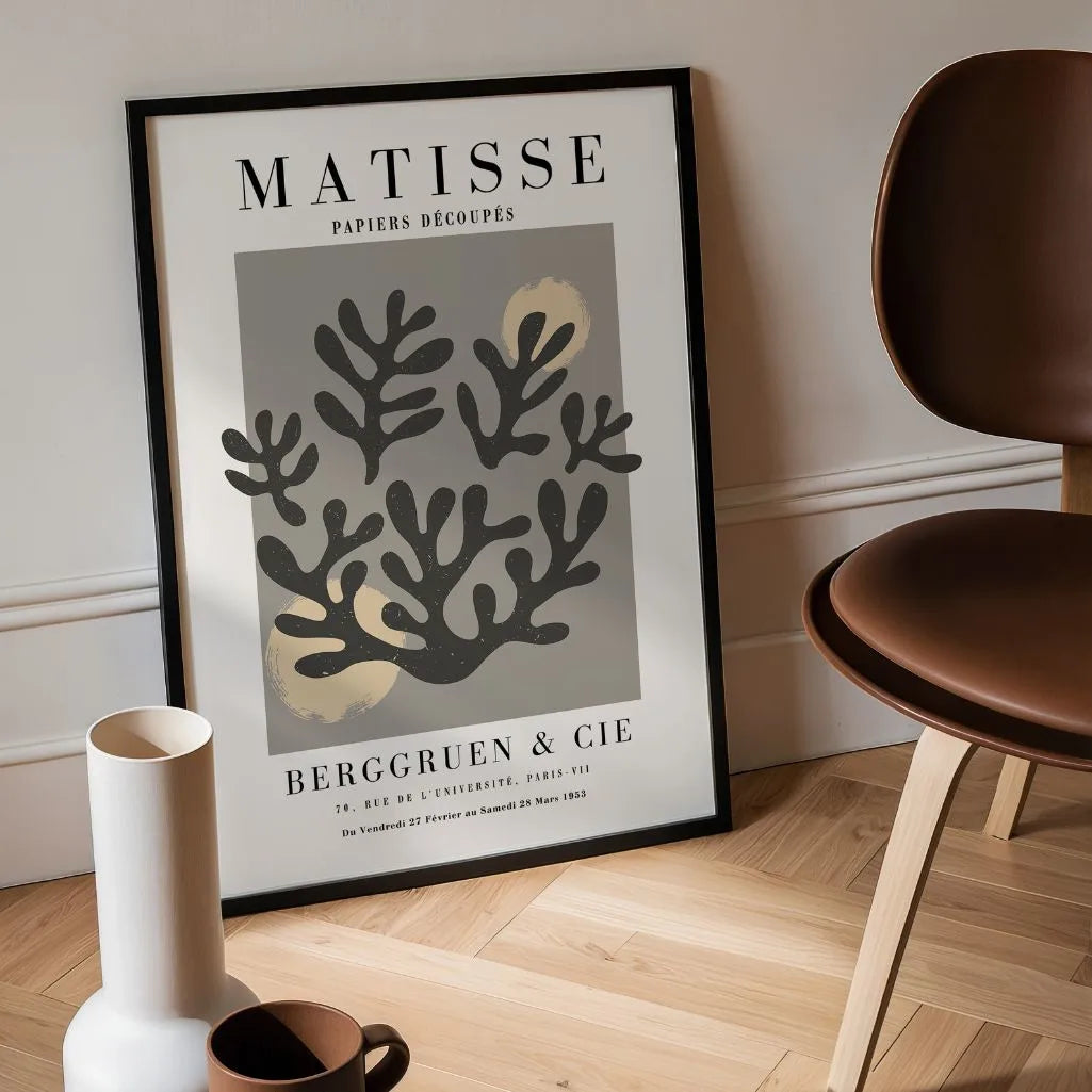 Poster Matisse Coralli Grigi