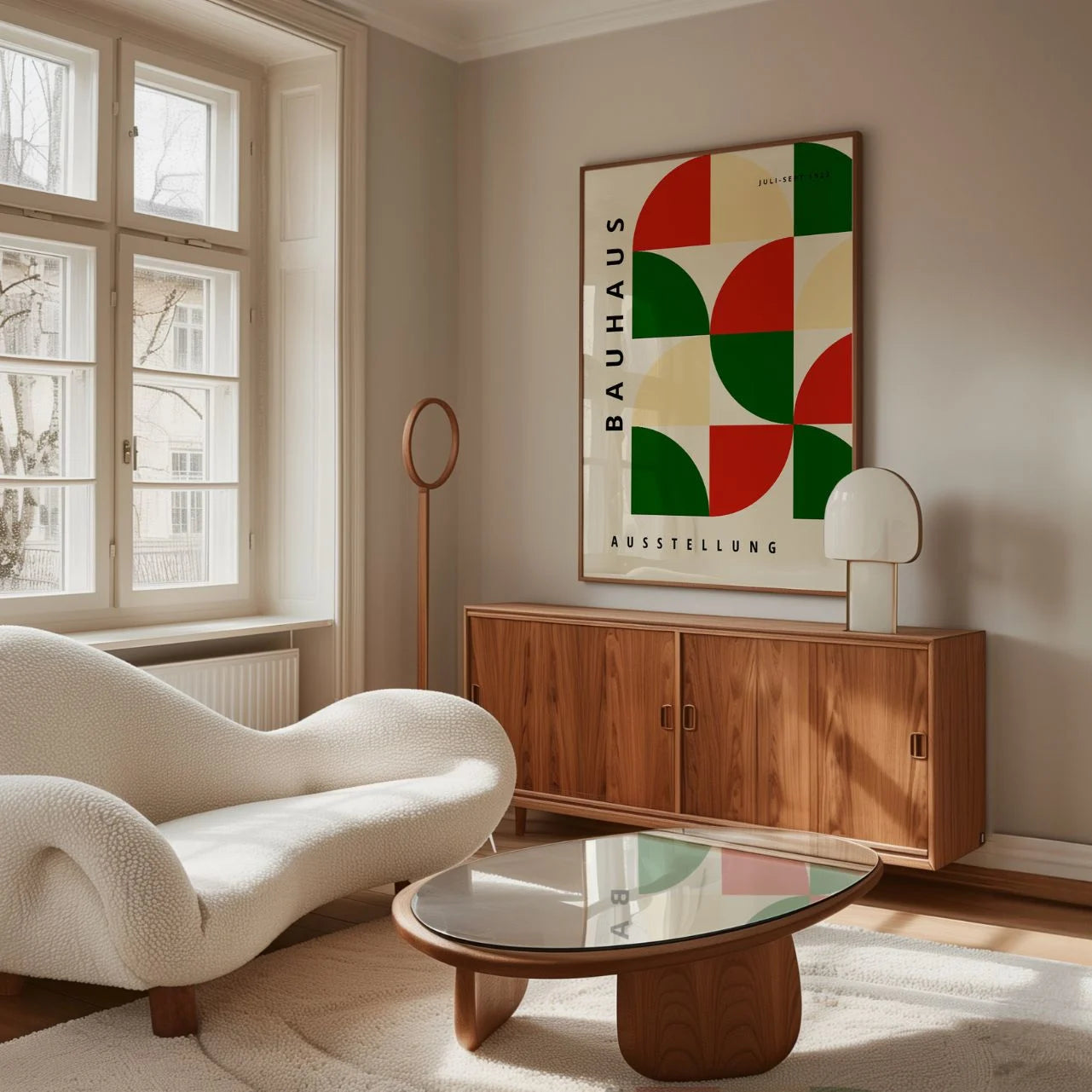 Bauhaus Rosso Verde Poster