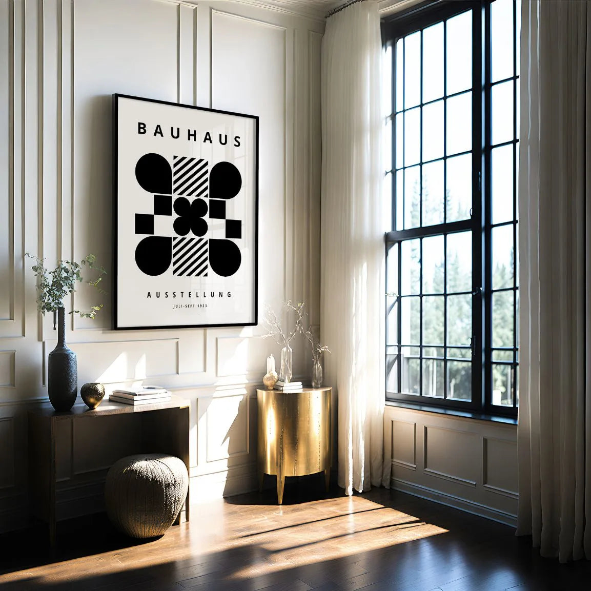 Poster Bauhaus Geometria Astratta