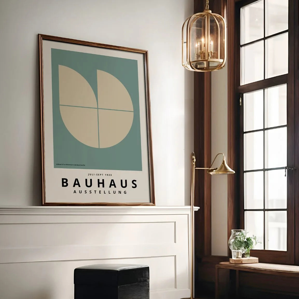 Poster Bauhaus Verde Chiaro