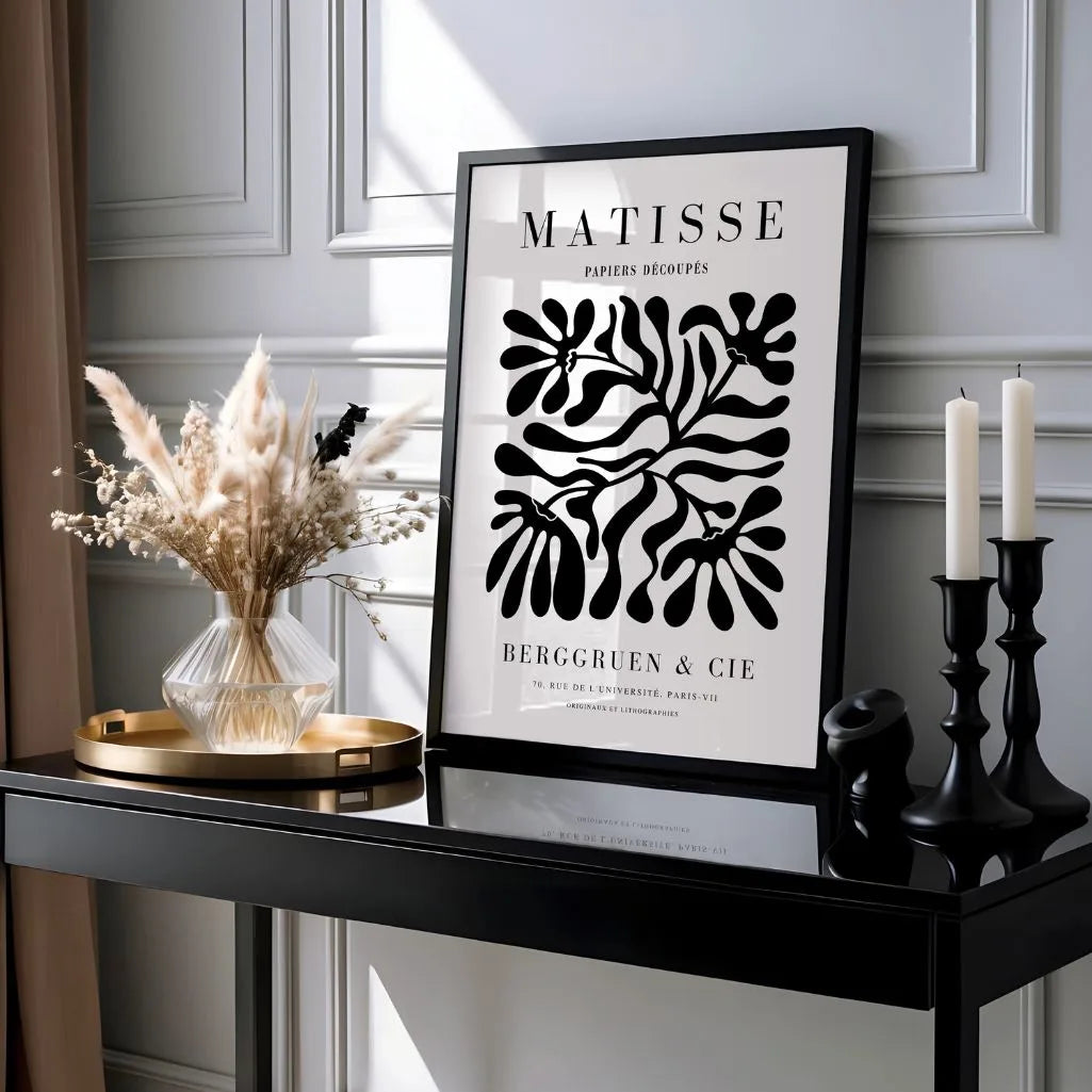 Henri Matisse – Poster Floreale Nero