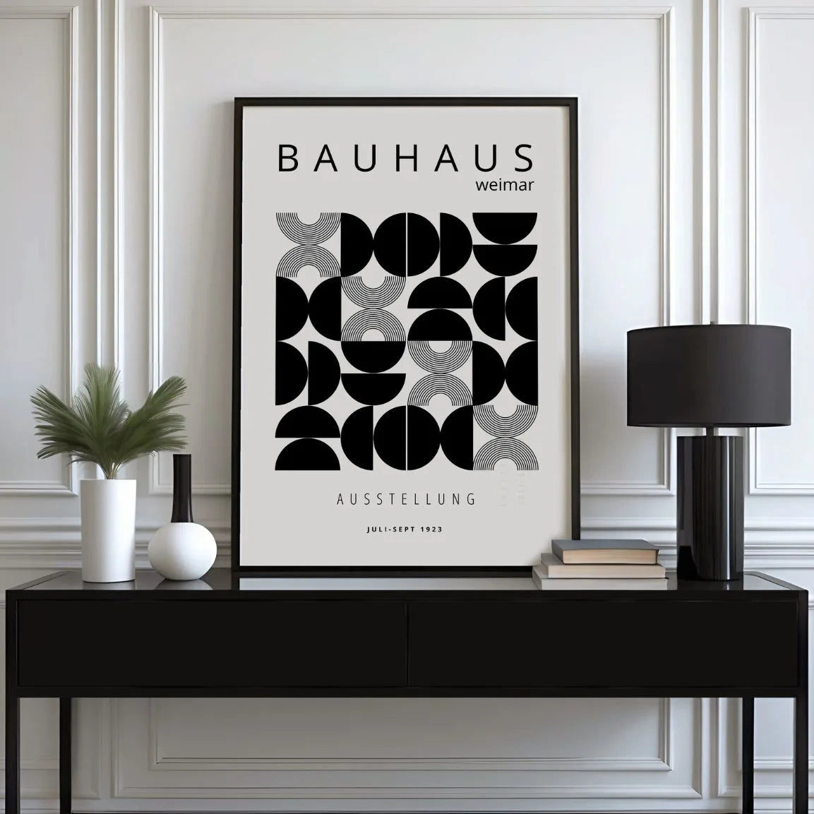 Poster Bauhaus Emisferi Geometria