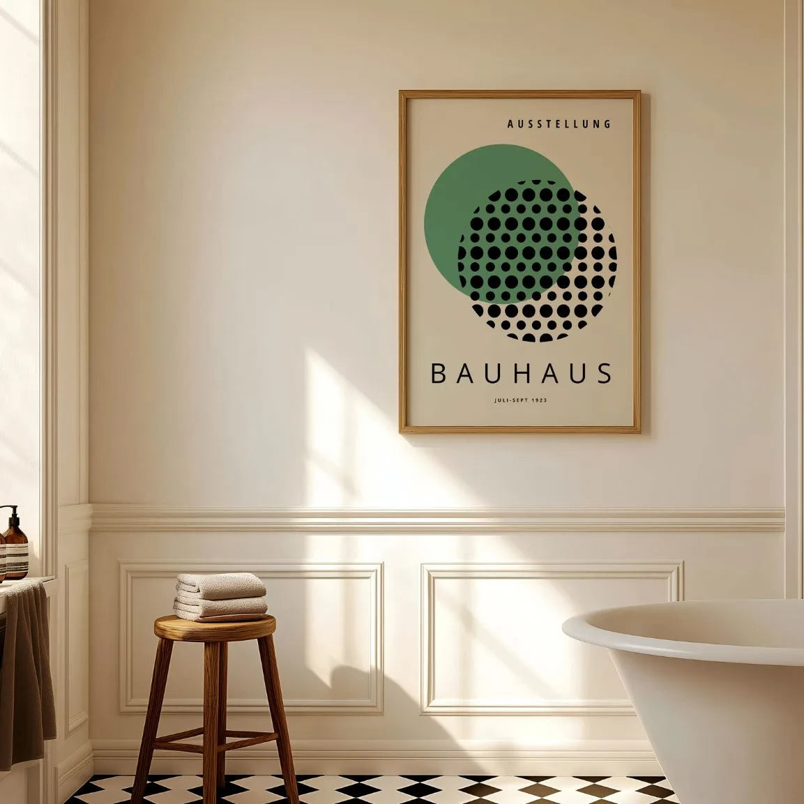 Bauhaus Verde Ottico Poster