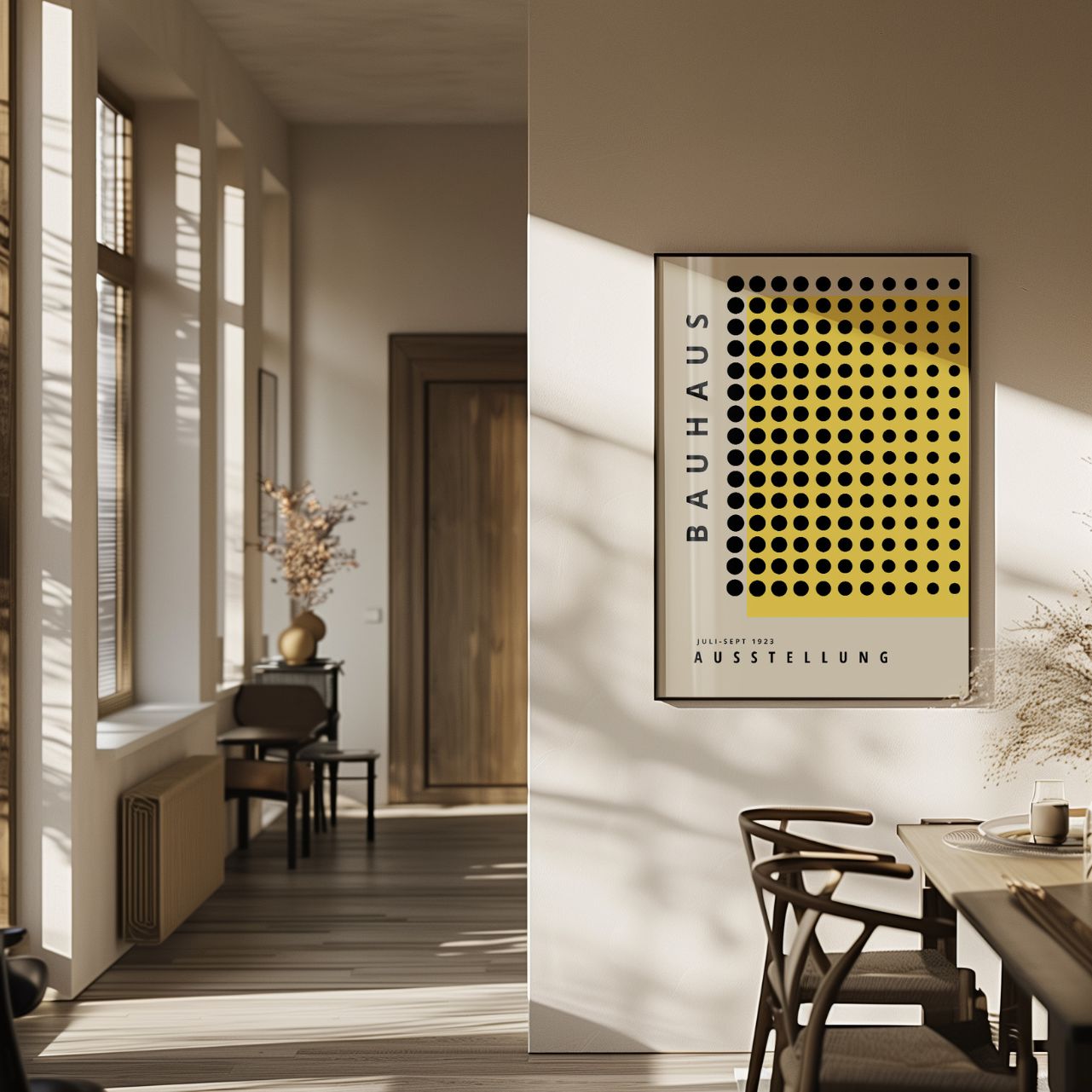 Bauhaus Giallo Deciso Poster
