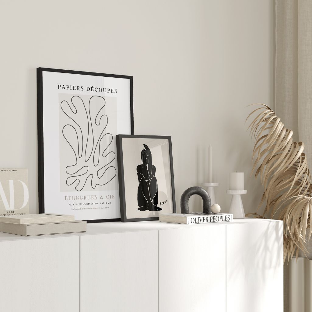 Poster Matisse Corallo Disegno A Linea