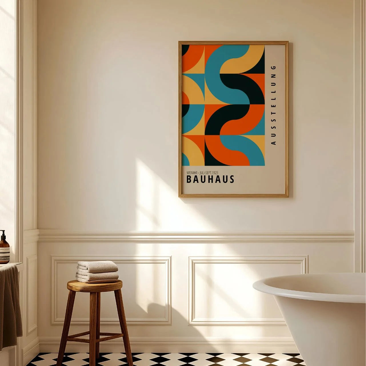 Bauhaus Onde Vivaci Poster