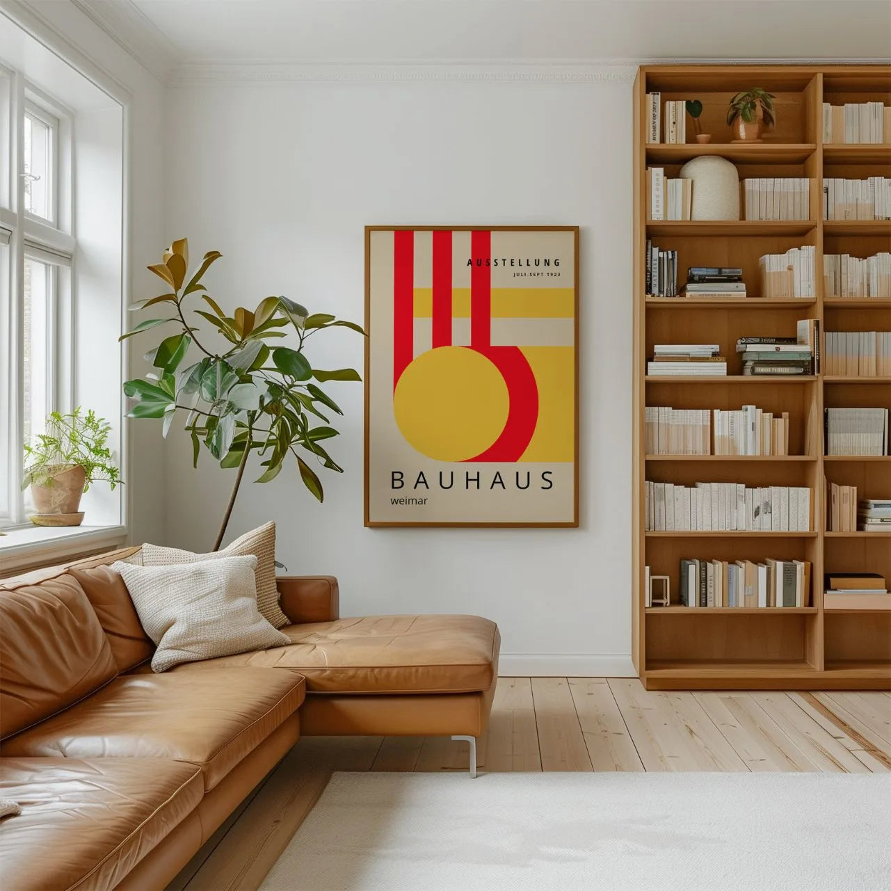 Bauhaus Rosso Giallo Poster