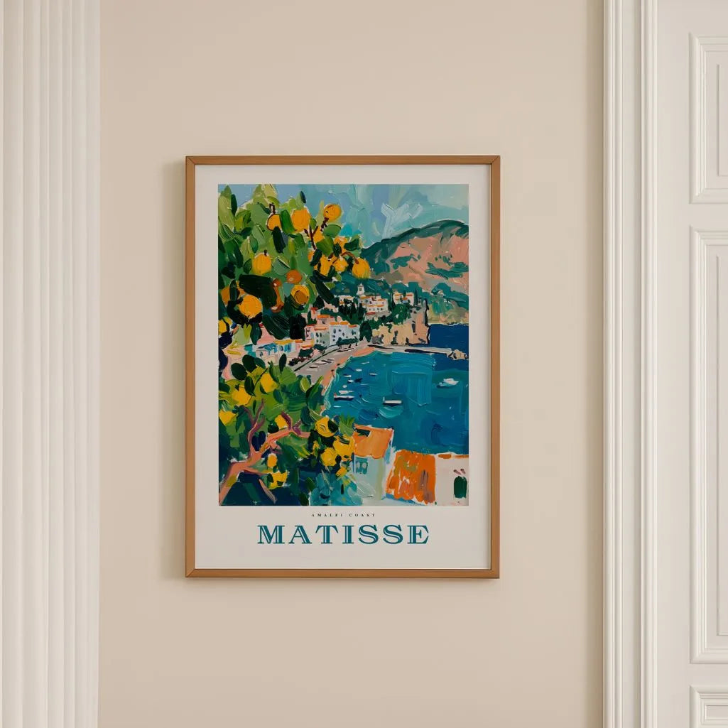 Matisse Amalfi Coast Poster