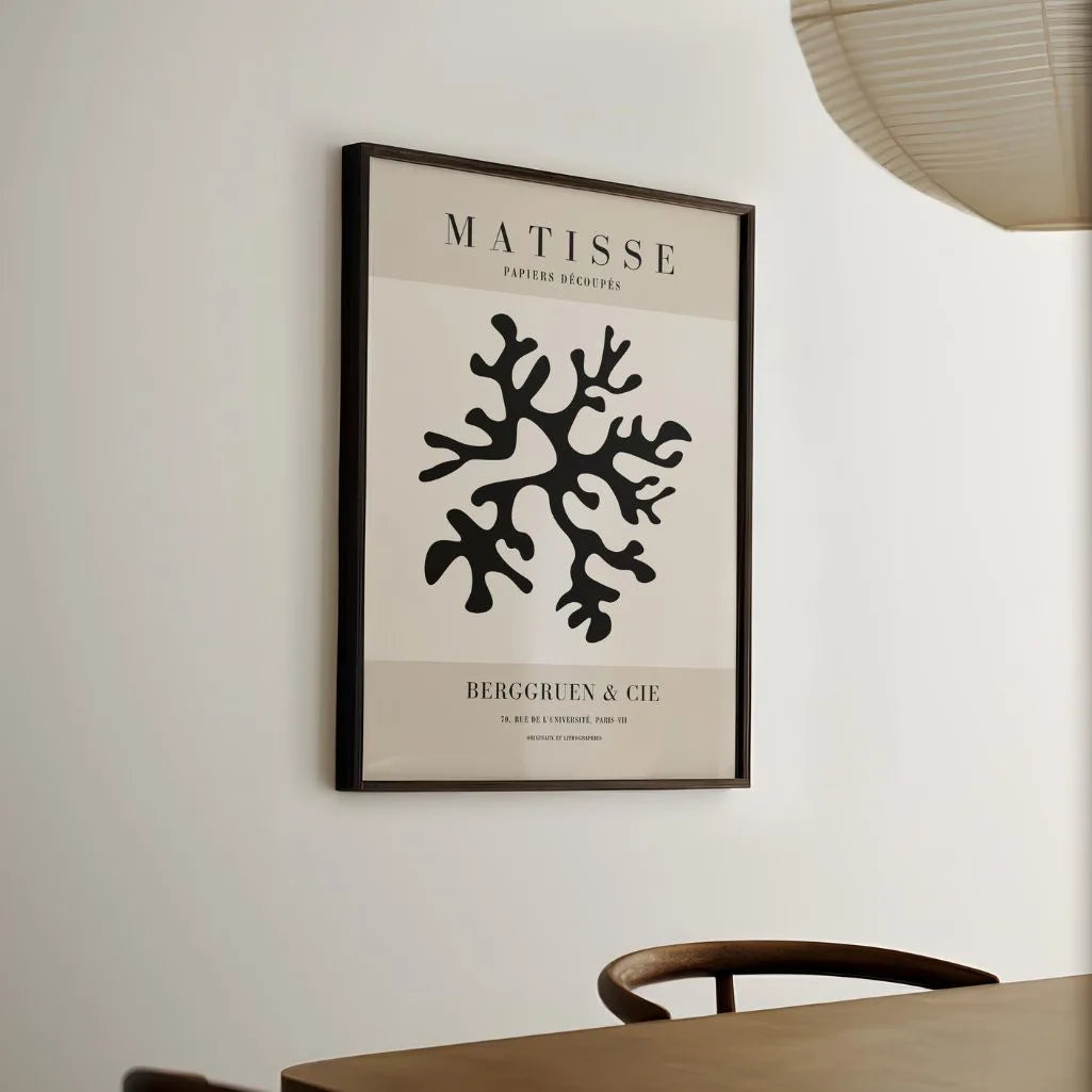 Poster Matisse Corallo Nero