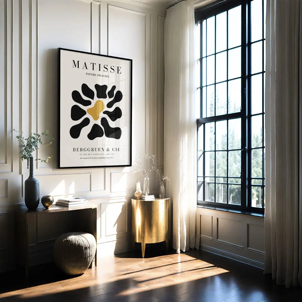 Poster Matisse Nero Senape Forme