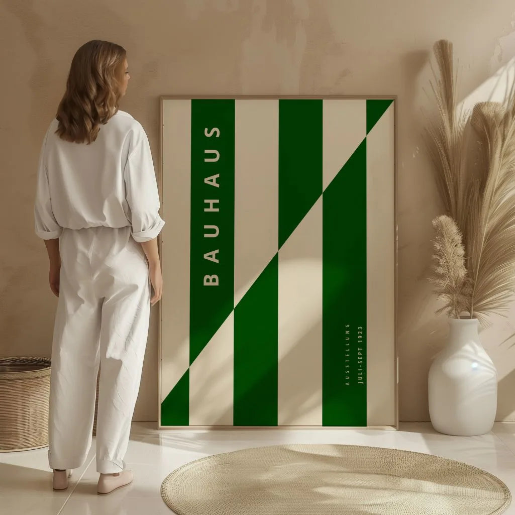 Bauhaus Verde Struttura Poster