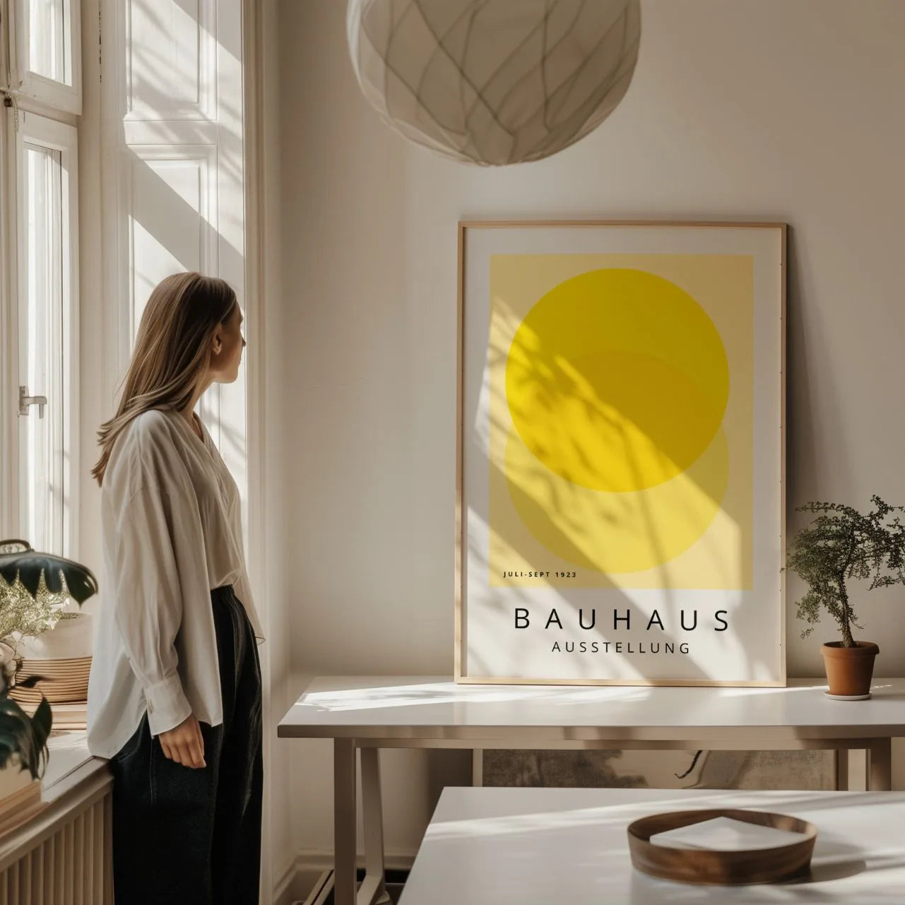 Bauhaus Giallo Aria Poster