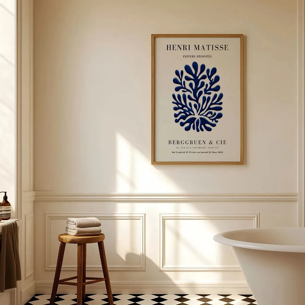 Matisse Blu Forma Poster