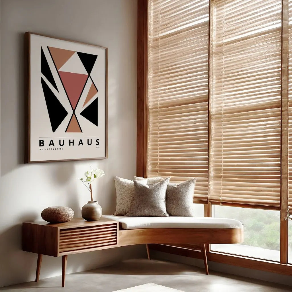 Bauhaus Terracotta Deciso Poster