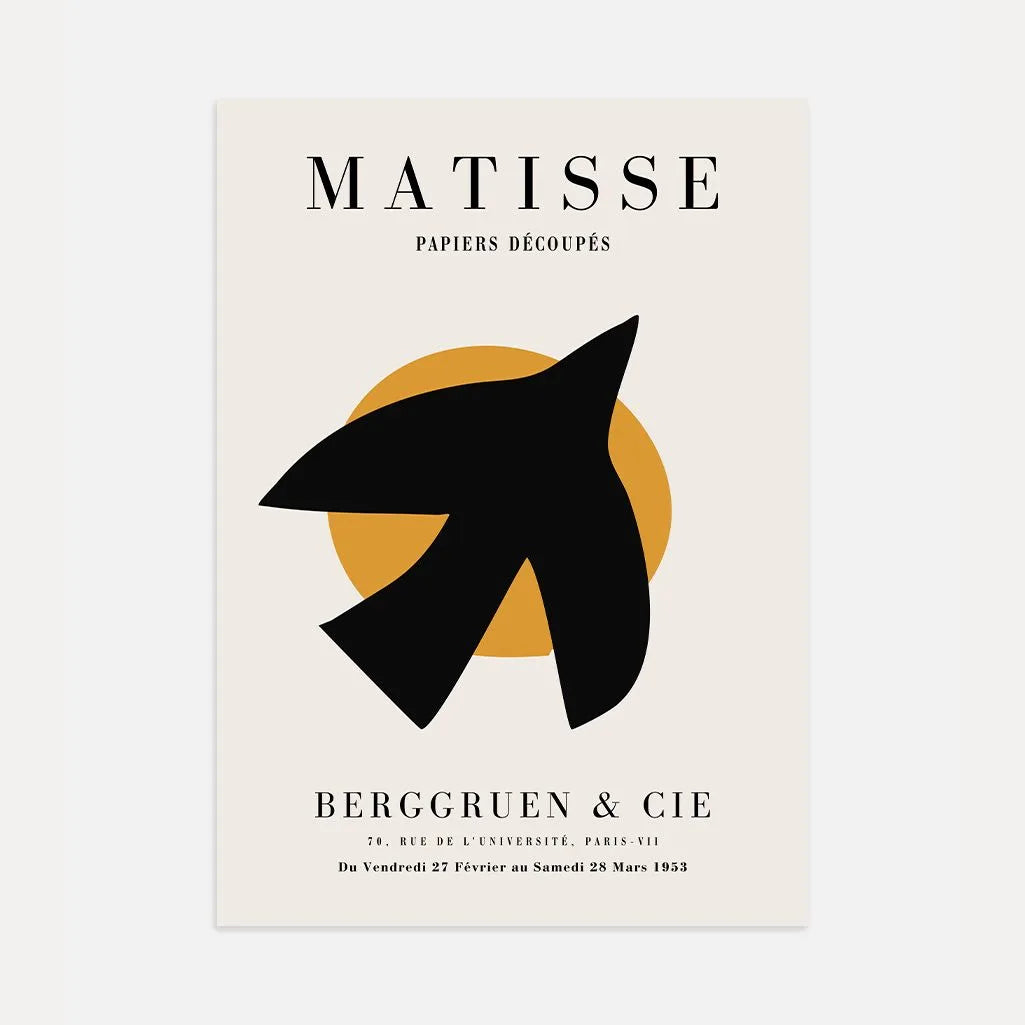 Poster Matisse Uccello Astratto