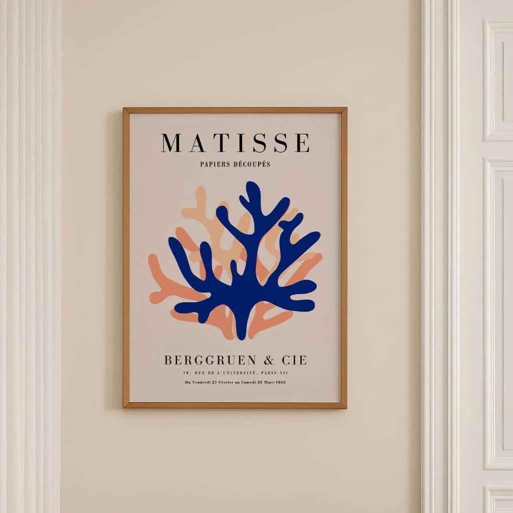 Matisse Blu Arancione Poster
