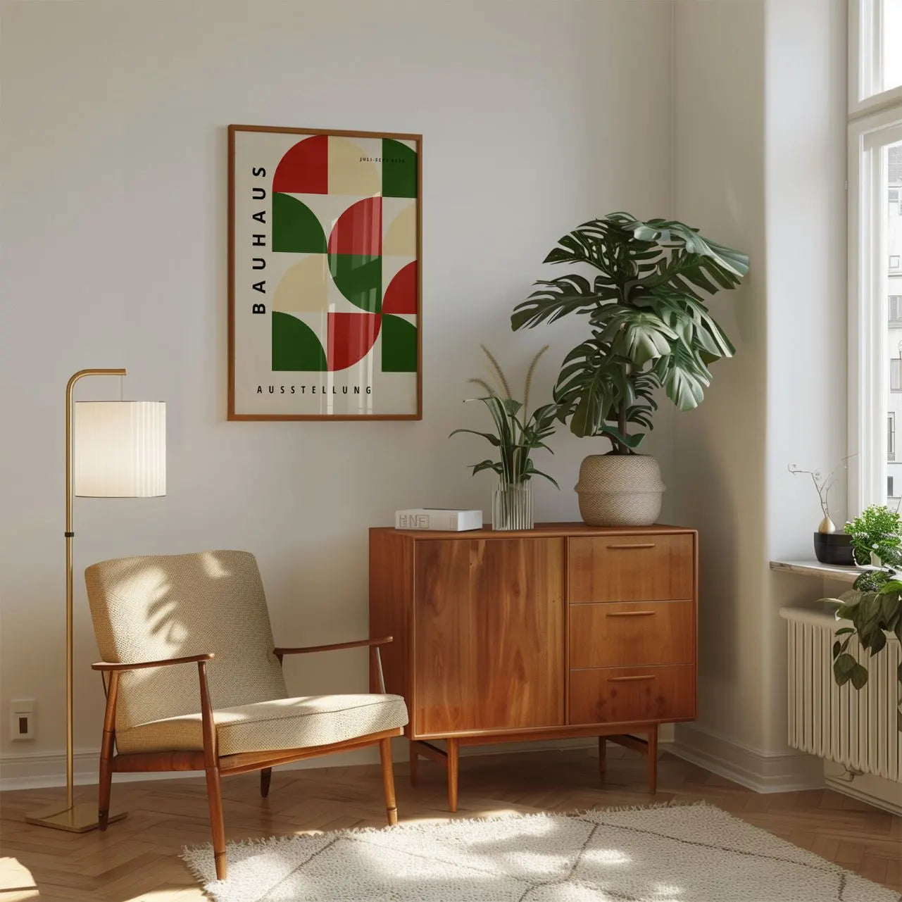 Bauhaus Rosso Verde Poster
