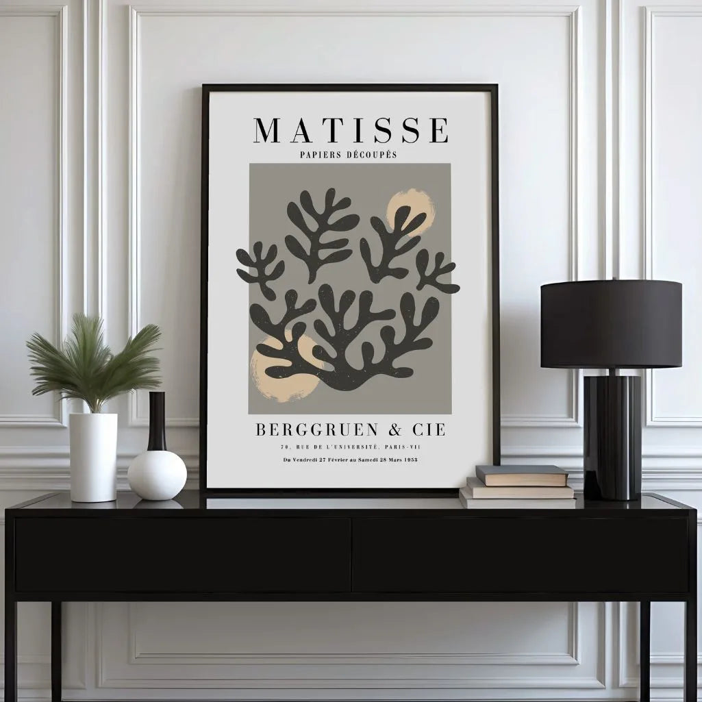 Poster Matisse Coralli Grigi