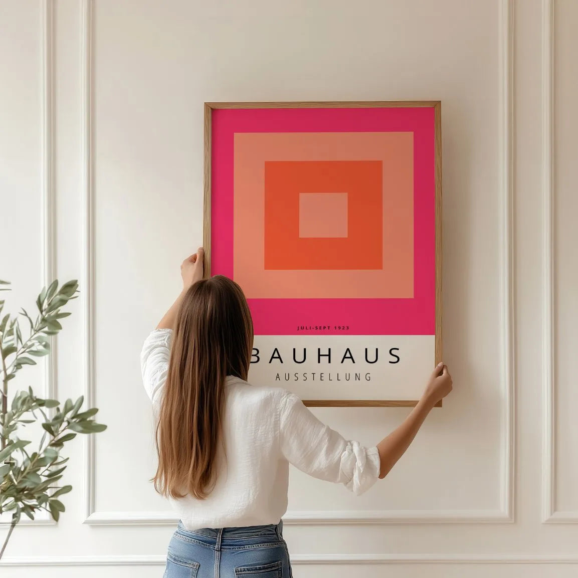 Bauhaus Arancione Poster