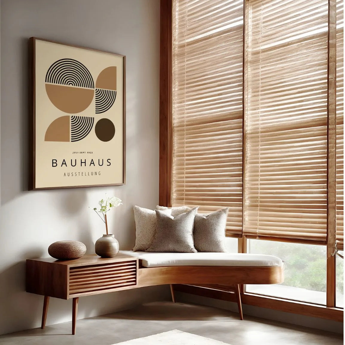 Bauhaus Metà Geometriche Poster