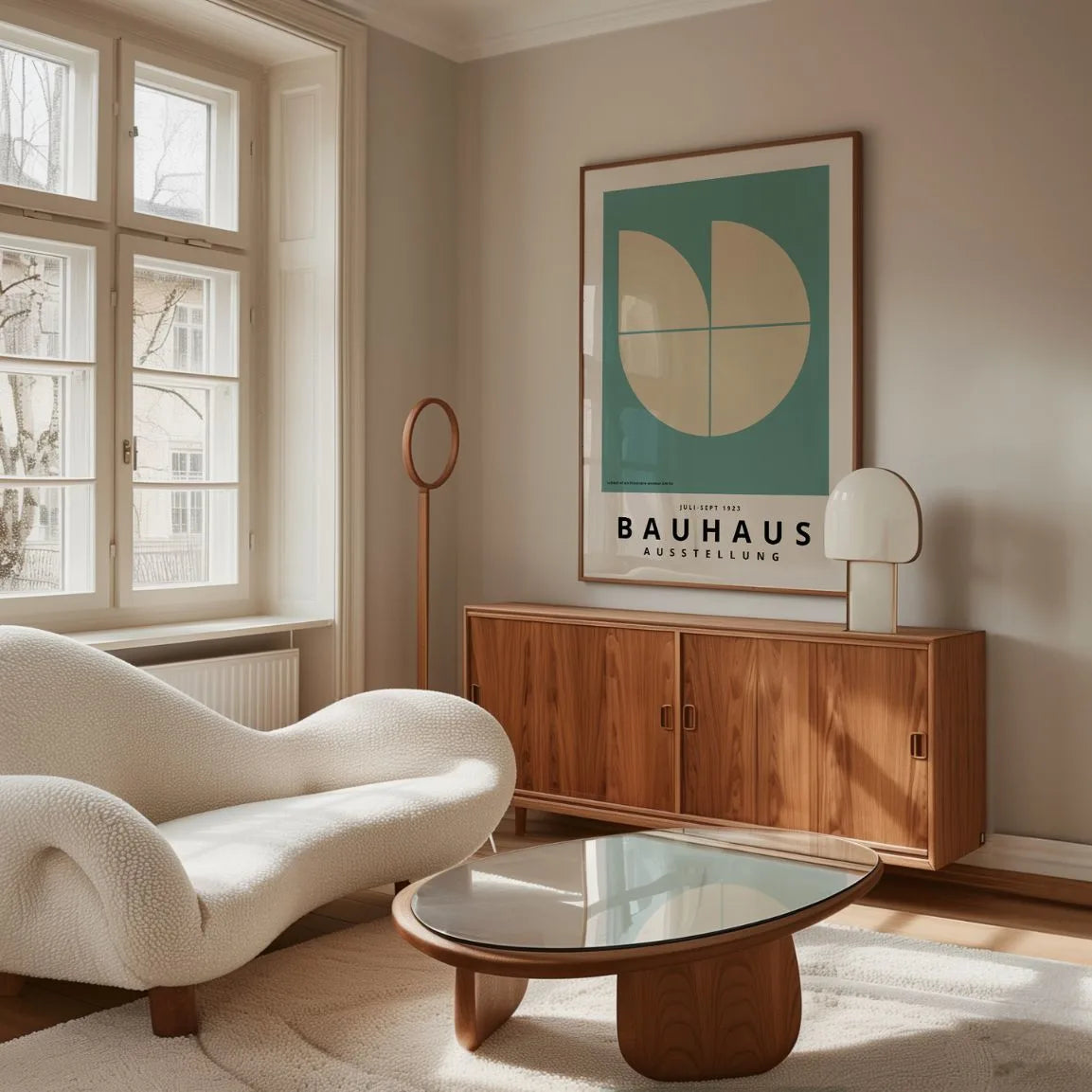 Poster Bauhaus Verde Chiaro