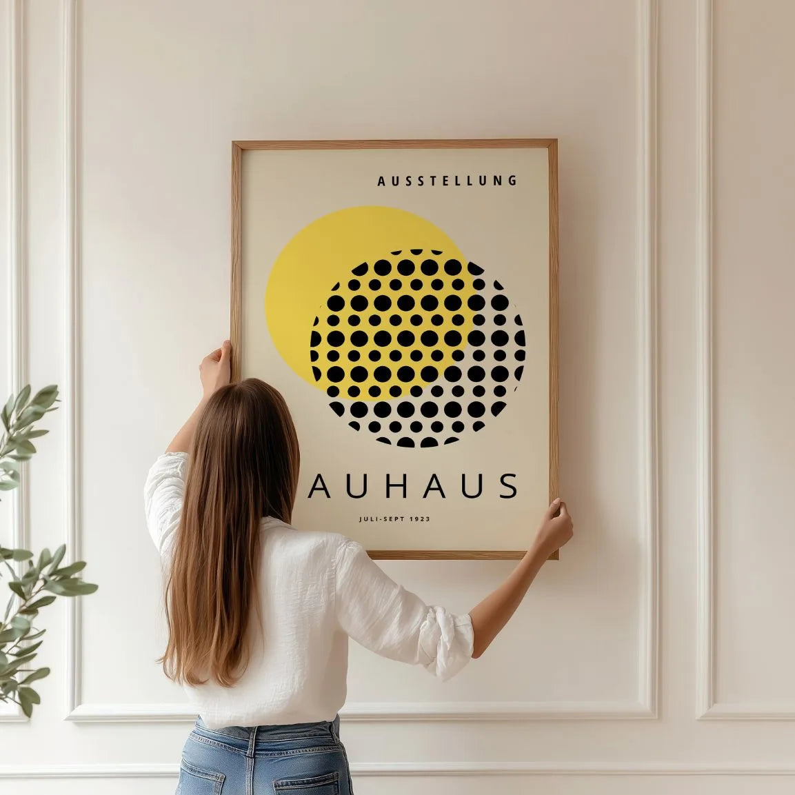Bauhaus Sole Giallo Poster