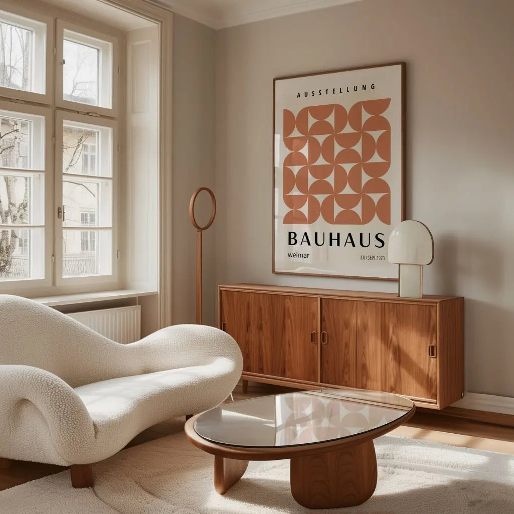 Bauhaus Mattone Ritmico Poster