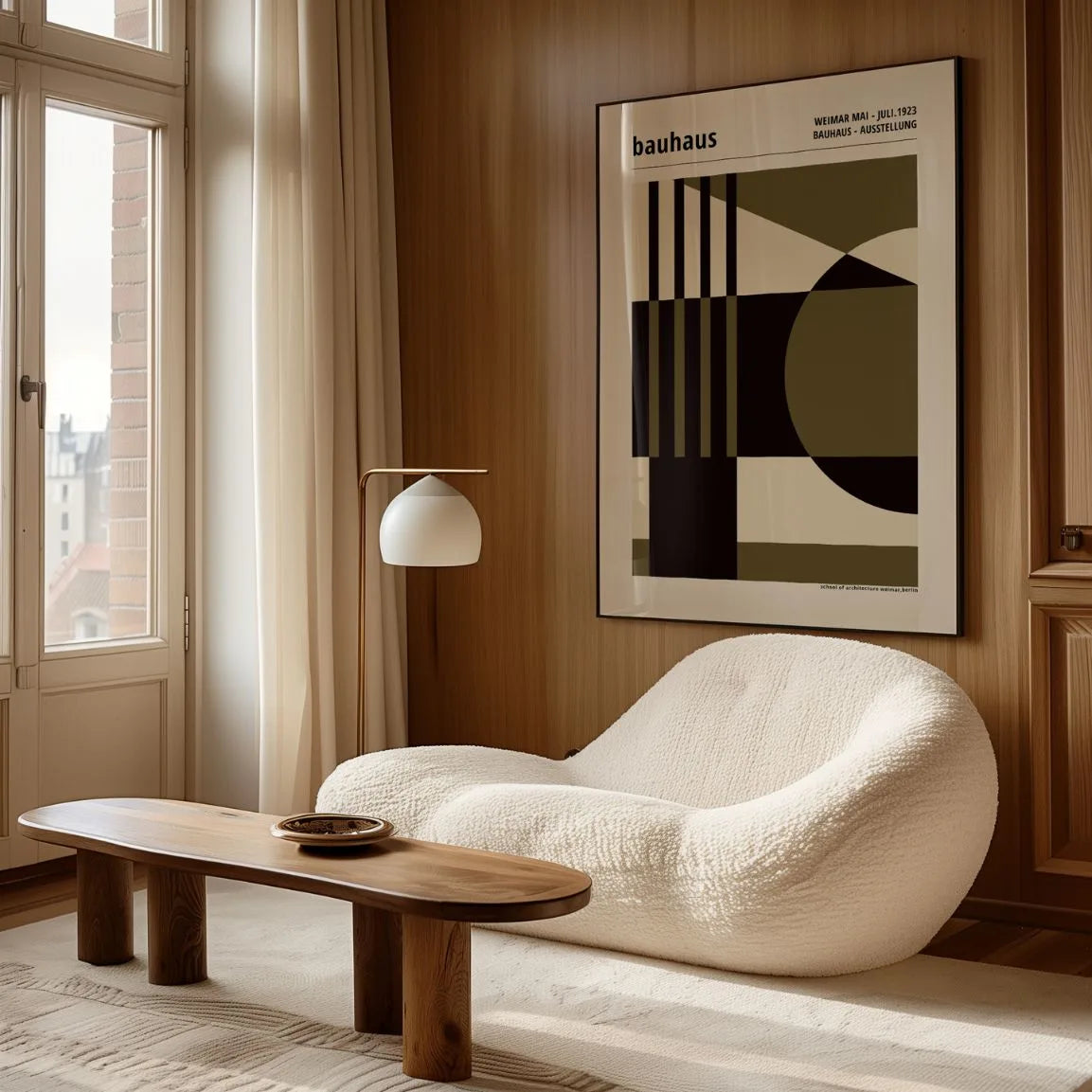 Bauhaus Architectural Form Poster
