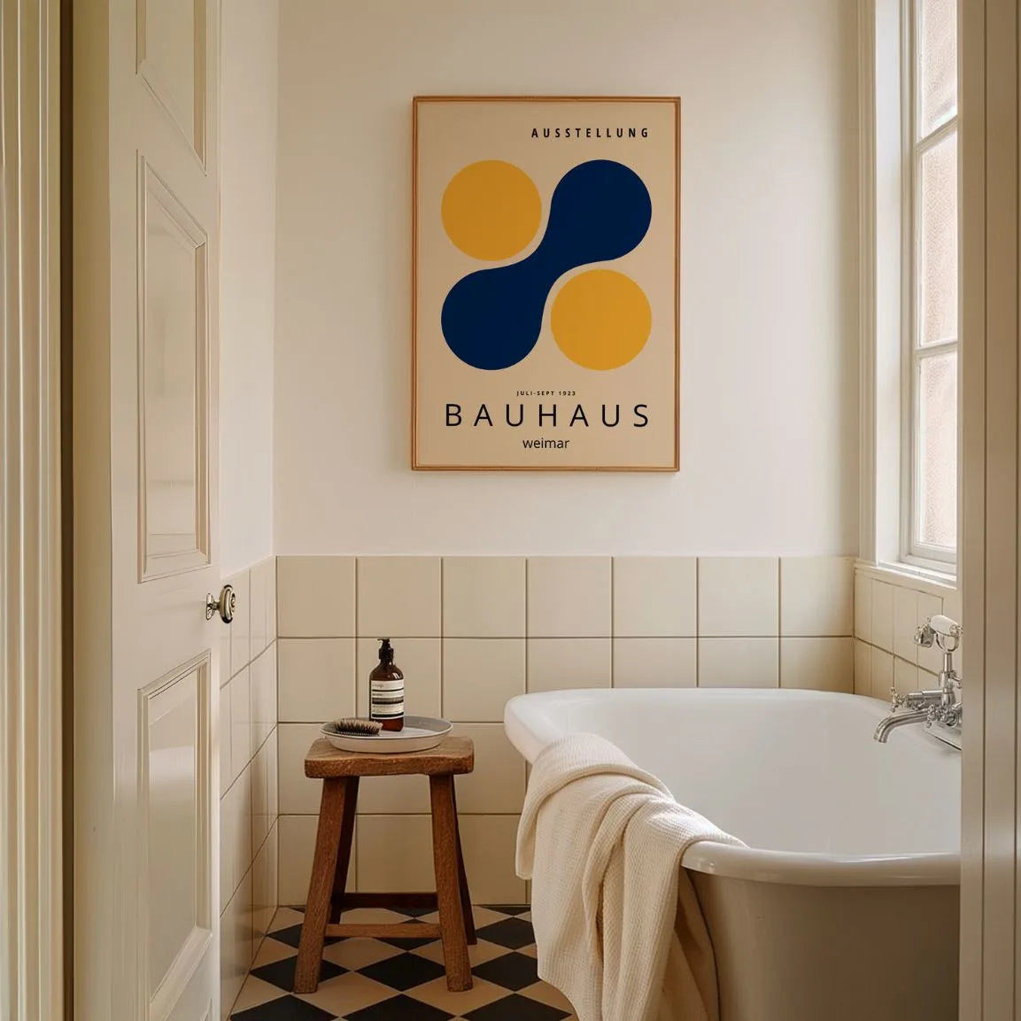 Bauhaus Cerchi Gialli Poster