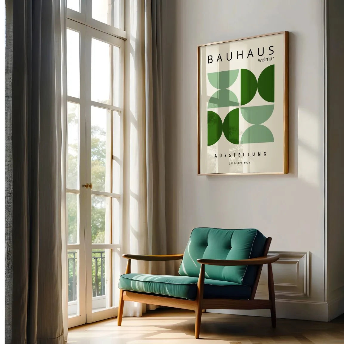 Poster Bauhaus Elementi Verdi