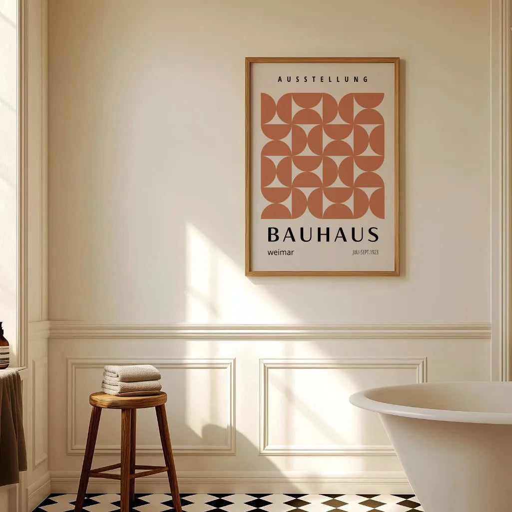 Bauhaus Mattone Ritmico Poster